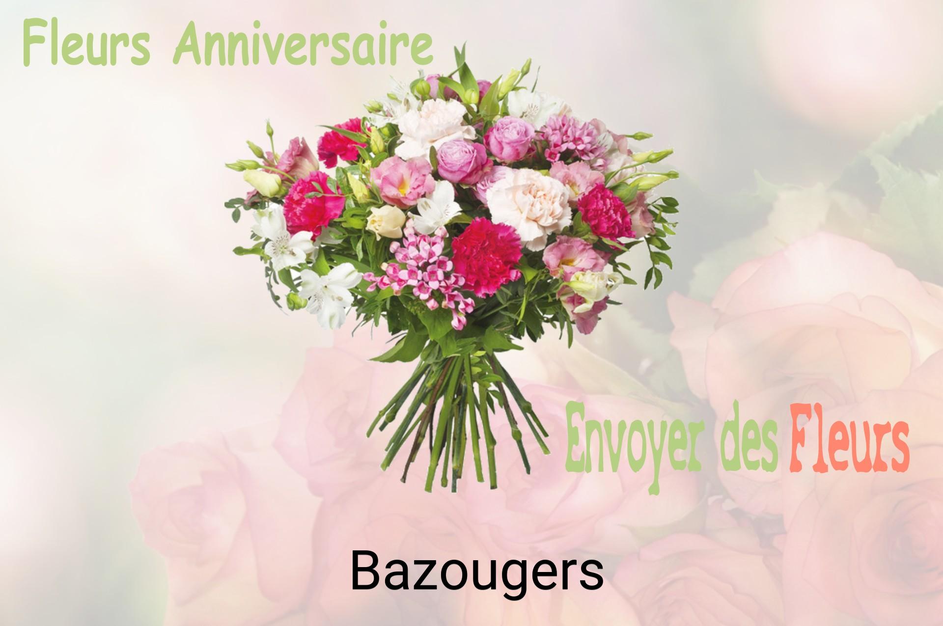 Bouquet de fleurs d’anniversaire livré à Bazougers