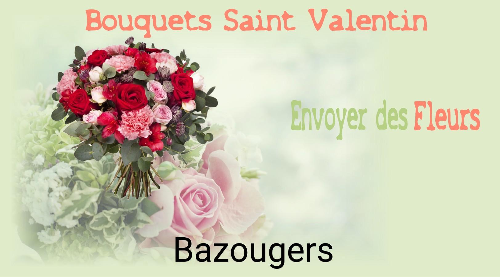 Roses de Saint-Valentin livrées à Bazougers